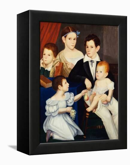 The Children of Dr Elias Ogden, Natchez, Mississippi-American-Framed Premier Image Canvas