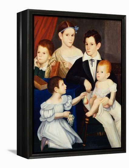 The Children of Dr Elias Ogden, Natchez, Mississippi-American-Framed Premier Image Canvas