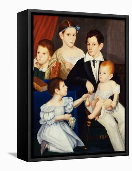 The Children of Dr Elias Ogden, Natchez, Mississippi-American-Framed Premier Image Canvas