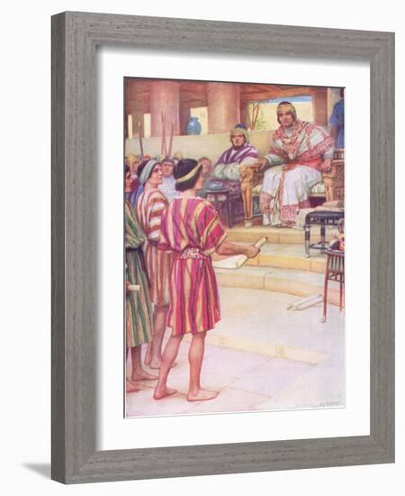 The Children of Judah-Arthur A. Dixon-Framed Giclee Print