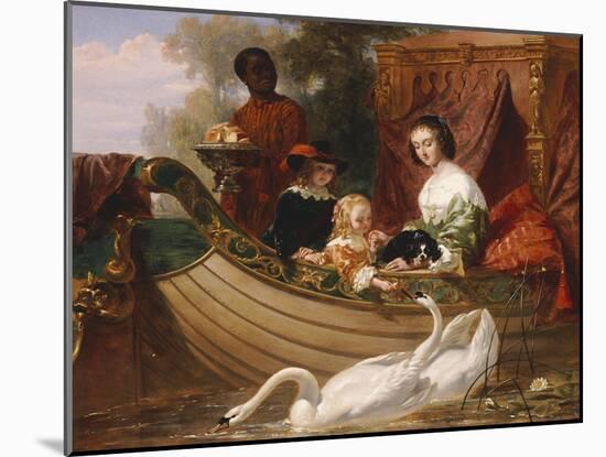 The Children of King Charles I-Frederick Goodall-Mounted Giclee Print