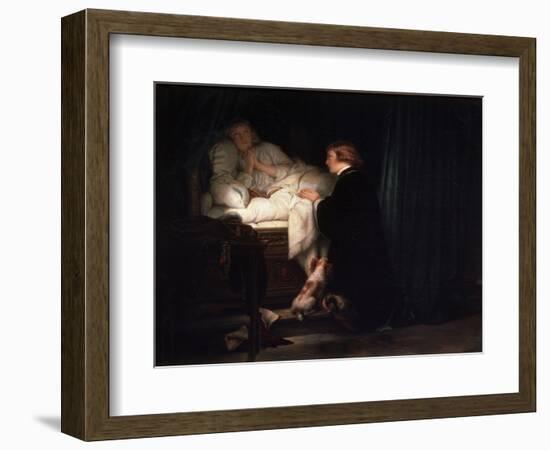 The Children of King Edward IV of England, 1852-Paul Delaroche-Framed Giclee Print