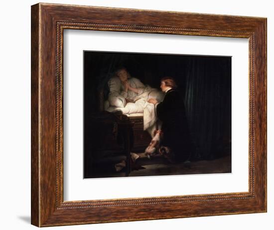 The Children of King Edward IV of England, 1852-Paul Delaroche-Framed Giclee Print