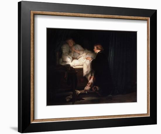 The Children of King Edward IV of England, 1852-Paul Delaroche-Framed Giclee Print