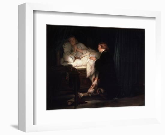 The Children of King Edward IV of England, 1852-Paul Delaroche-Framed Giclee Print