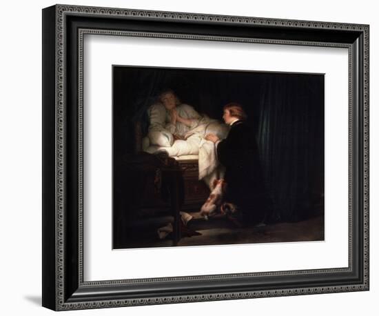 The Children of King Edward IV of England, 1852-Paul Delaroche-Framed Giclee Print