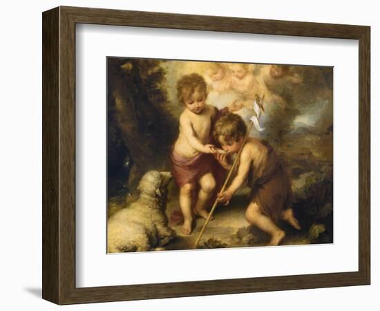 The Children of the Shell-Bartolome Esteban Murillo-Framed Giclee Print