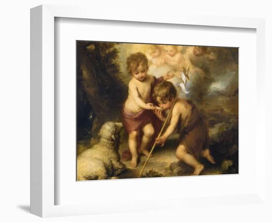 The Children of the Shell-Bartolome Esteban Murillo-Framed Giclee Print