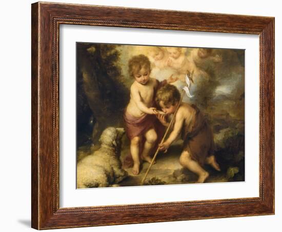 The Children of the Shell-Bartolome Esteban Murillo-Framed Giclee Print