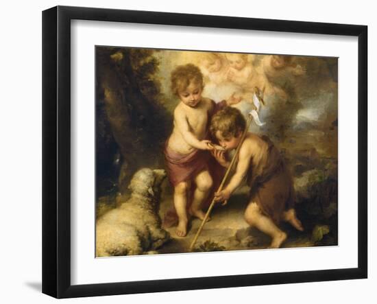 The Children of the Shell-Bartolome Esteban Murillo-Framed Giclee Print