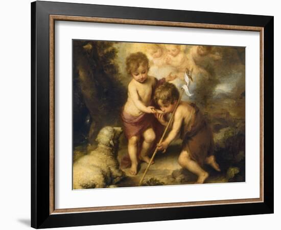 The Children of the Shell-Bartolome Esteban Murillo-Framed Giclee Print