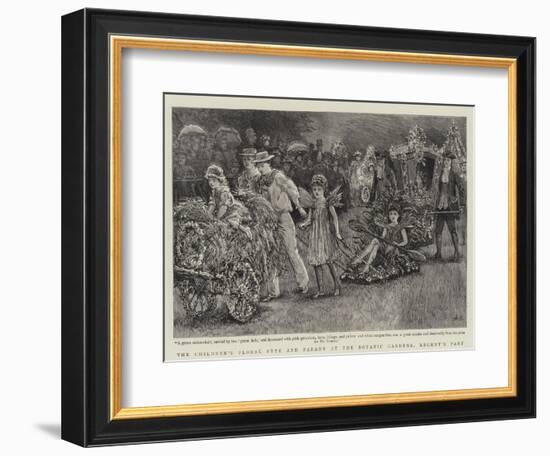 The Children's Floral Fete and Parade at the Botanic Gardens, Regent's Park-Arthur Hopkins-Framed Giclee Print