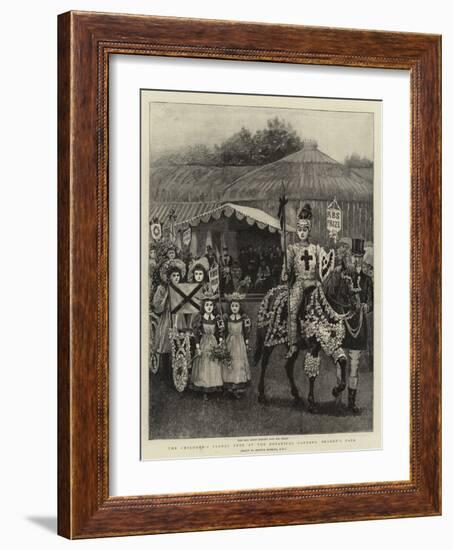 The Children's Floral Fete at the Botanical Gardens, Regent's Park-Arthur Hopkins-Framed Giclee Print