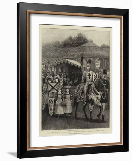 The Children's Floral Fete at the Botanical Gardens, Regent's Park-Arthur Hopkins-Framed Giclee Print