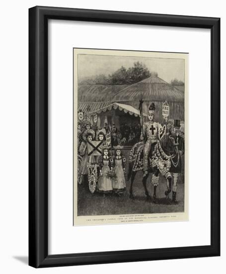 The Children's Floral Fete at the Botanical Gardens, Regent's Park-Arthur Hopkins-Framed Giclee Print