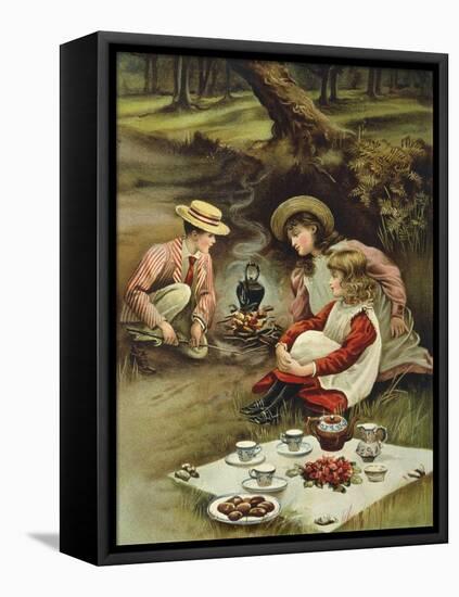 The Children's Picnic-Anonymous Anonymous-Framed Premier Image Canvas