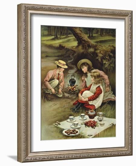 The Children's Picnic-Anonymous Anonymous-Framed Giclee Print