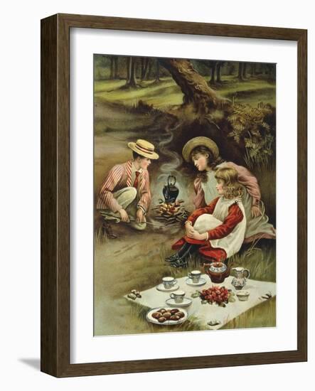 The Children's Picnic-Anonymous Anonymous-Framed Giclee Print