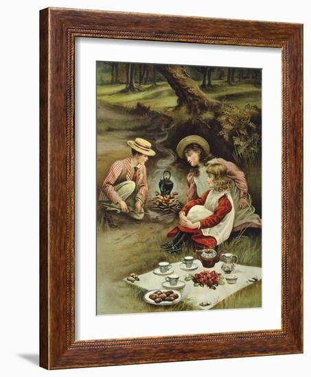 The Children's Picnic-Anonymous Anonymous-Framed Giclee Print