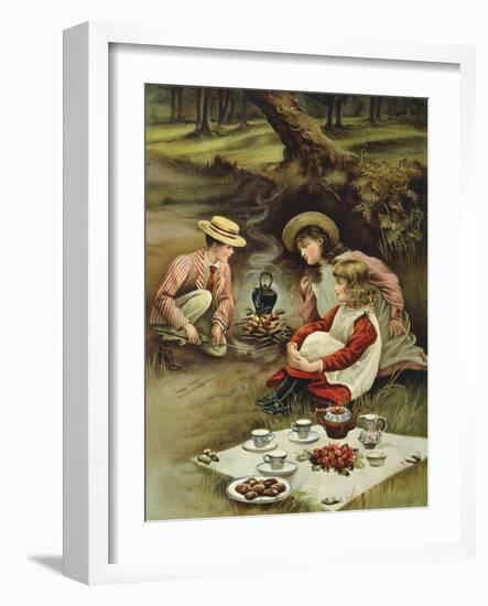 The Children's Picnic-Anonymous Anonymous-Framed Giclee Print