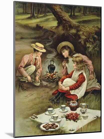 The Children's Picnic-Anonymous Anonymous-Mounted Giclee Print