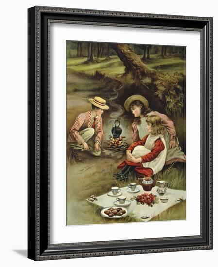 The Children's Picnic-Anonymous Anonymous-Framed Giclee Print