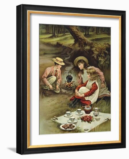 The Children's Picnic-Anonymous Anonymous-Framed Giclee Print