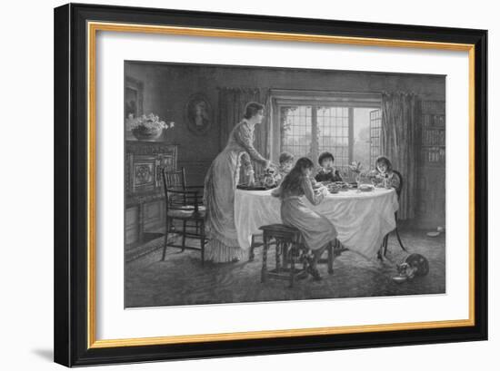 'The Children's Tea', c1890, (1911)-Helen Paterson Allingham-Framed Giclee Print