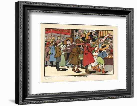 The Children's Window-Charles Robinson-Framed Photographic Print
