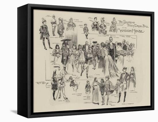 The Childrens Fancy Dress Ball at the Mansion House-Frank Craig-Framed Premier Image Canvas