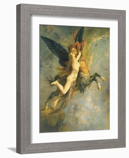 The Chimera, 1866-Gustave Moreau-Framed Giclee Print