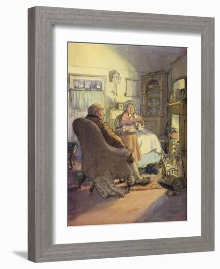 The Chimes by Charles Dickens-Hugh Thomson-Framed Giclee Print