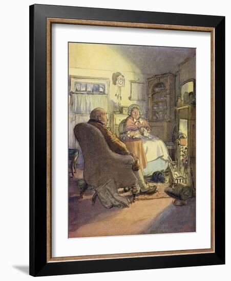 The Chimes by Charles Dickens-Hugh Thomson-Framed Giclee Print