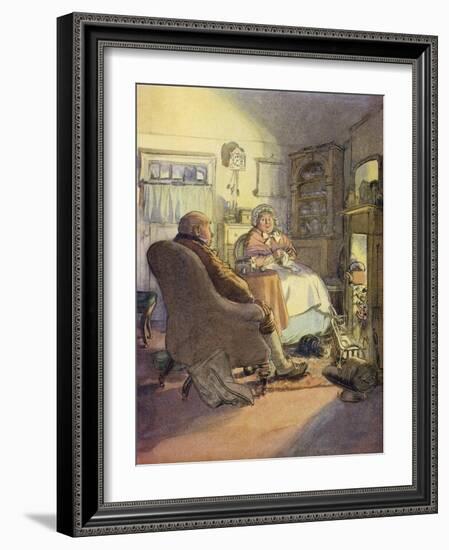 The Chimes by Charles Dickens-Hugh Thomson-Framed Giclee Print