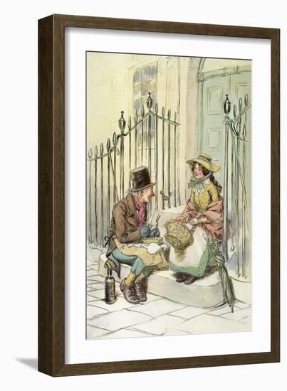 The Chimes by Charles Dickens-Hugh Thomson-Framed Giclee Print