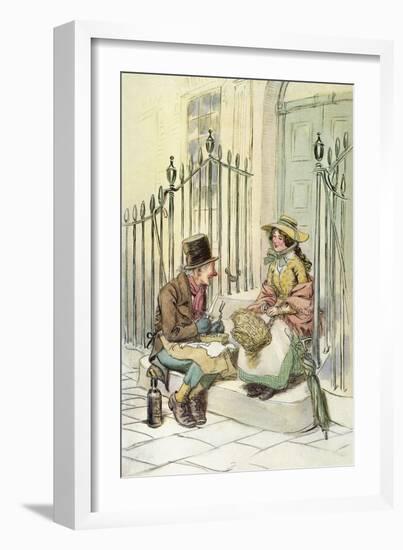 The Chimes by Charles Dickens-Hugh Thomson-Framed Giclee Print