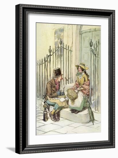 The Chimes by Charles Dickens-Hugh Thomson-Framed Giclee Print