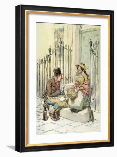 The Chimes by Charles Dickens-Hugh Thomson-Framed Giclee Print