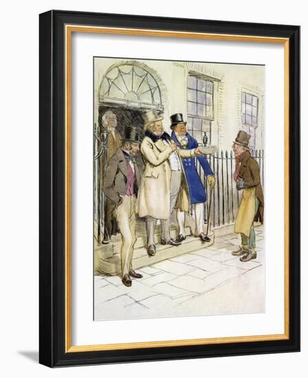 The Chimes by Charles Dickens-Hugh Thomson-Framed Giclee Print