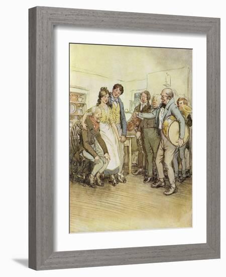 The Chimes by Charles Dickens-Hugh Thomson-Framed Giclee Print