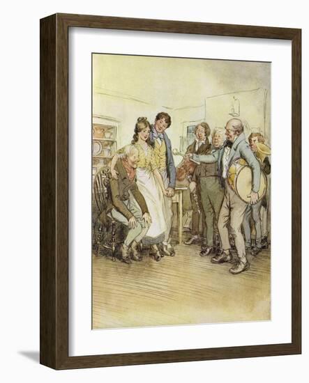 The Chimes by Charles Dickens-Hugh Thomson-Framed Giclee Print