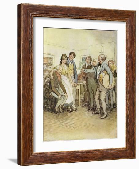 The Chimes by Charles Dickens-Hugh Thomson-Framed Giclee Print