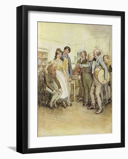 The Chimes by Charles Dickens-Hugh Thomson-Framed Giclee Print