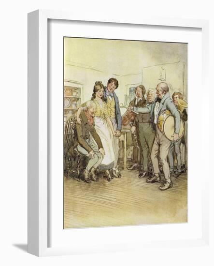 The Chimes by Charles Dickens-Hugh Thomson-Framed Giclee Print