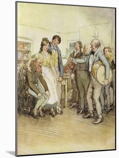 The Chimes by Charles Dickens-Hugh Thomson-Mounted Giclee Print