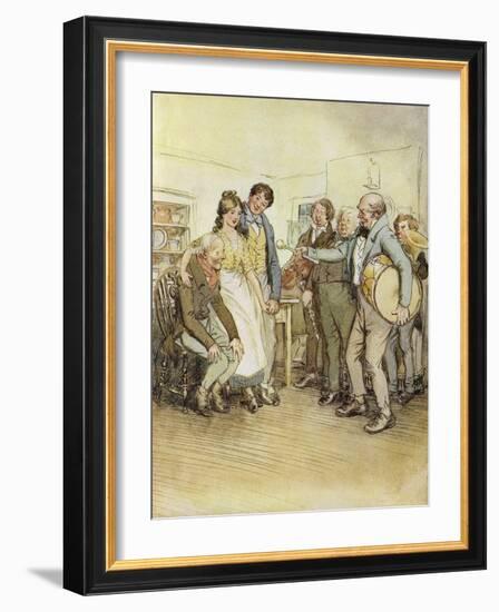 The Chimes by Charles Dickens-Hugh Thomson-Framed Giclee Print