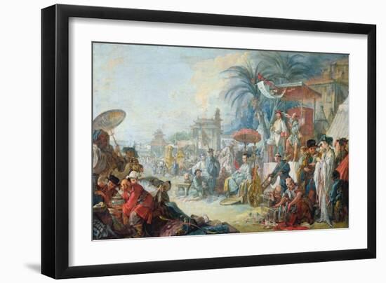 The Chinese Fair, C.1742-Francois Boucher-Framed Giclee Print