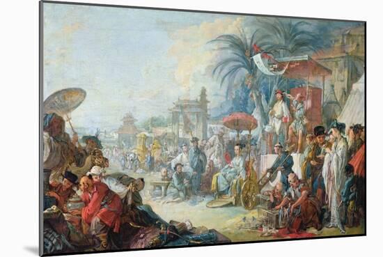 The Chinese Fair, C.1742-Francois Boucher-Mounted Giclee Print
