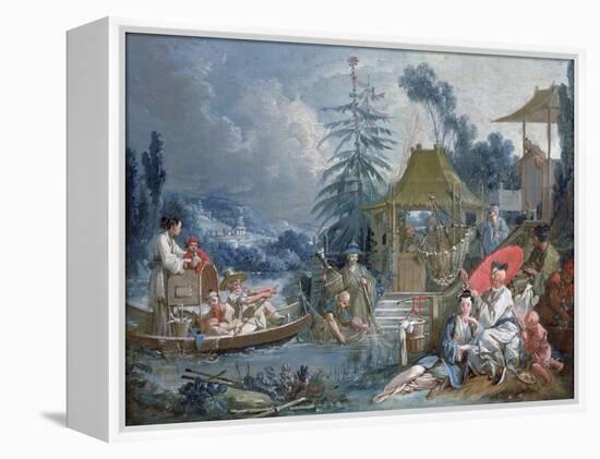 The Chinese Fishermen, circa 1742-Francois Boucher-Framed Premier Image Canvas