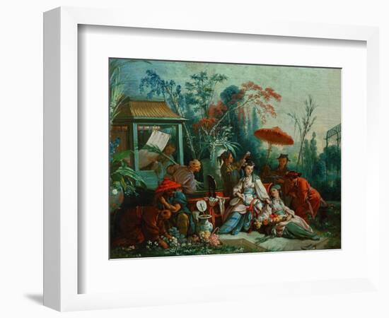 The Chinese Garden, 1742-Francois Boucher-Framed Giclee Print